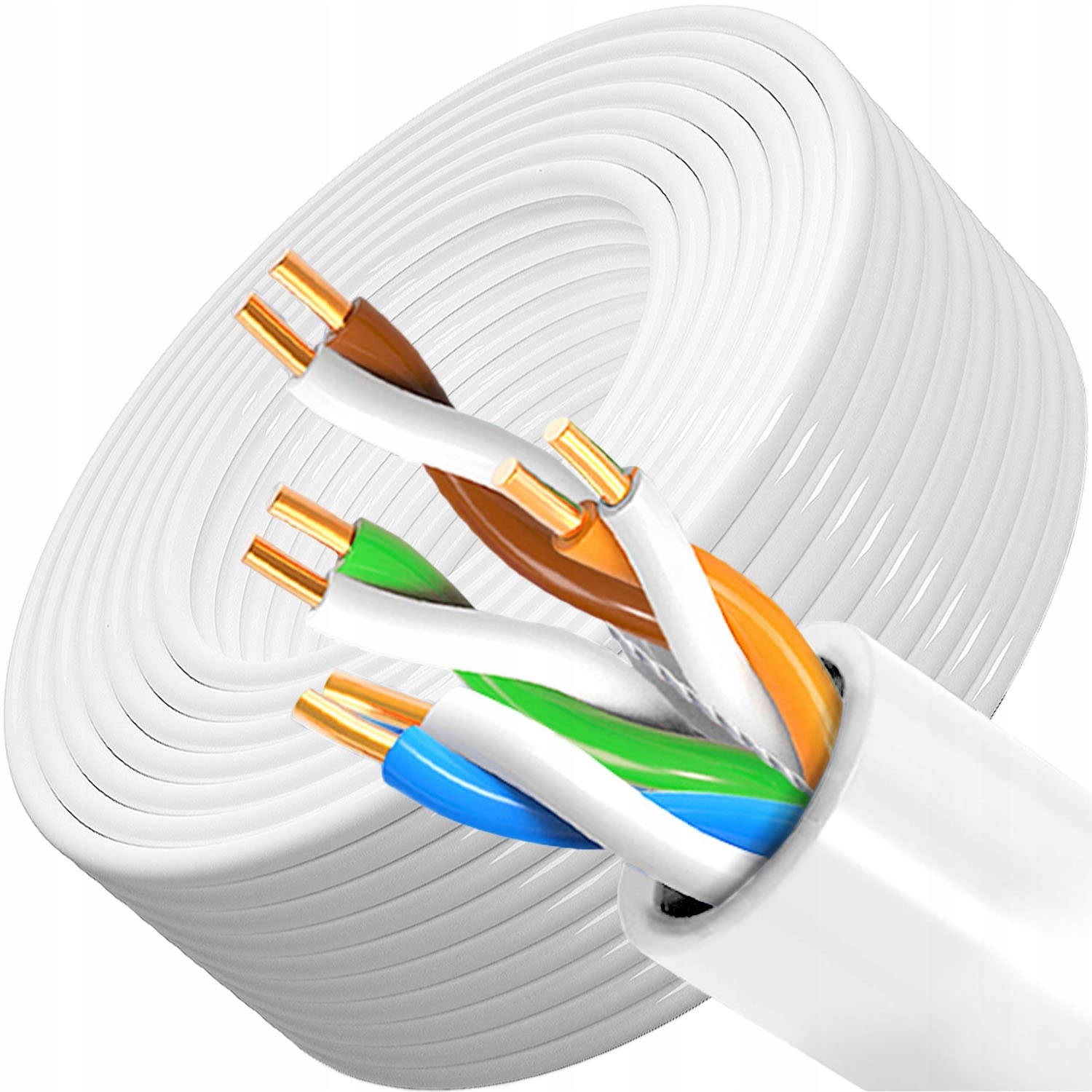LAN UTP RJ45 CAT 5E LAN KÁBEL 100m skrútený pár
